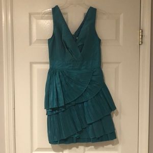 MAX & CLEO TAFFETA COCKTAIL DRESS, SIZE 2